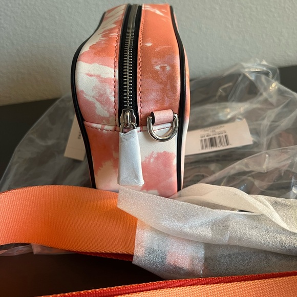 Marc Jacobs H124L01PF22-855 Tie Dye Signet Flash Camera Crossbody color: MELON - Picture 14 of 14